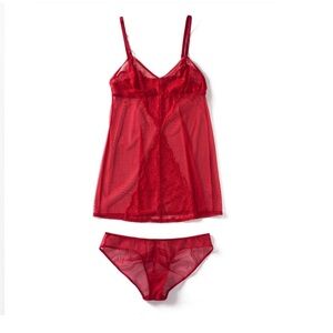Adore Me Red Babydoll